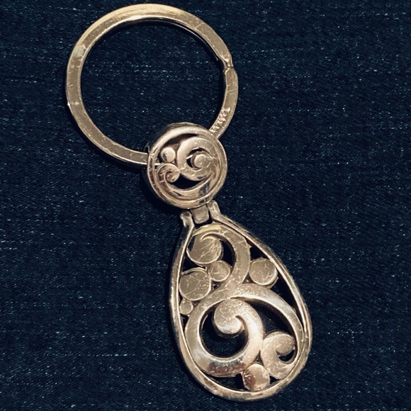 Brighton Contempo key fob silver plated - Picture 13 of 14